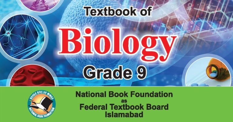 Biology Class 9 Book Federal Board PDF Download